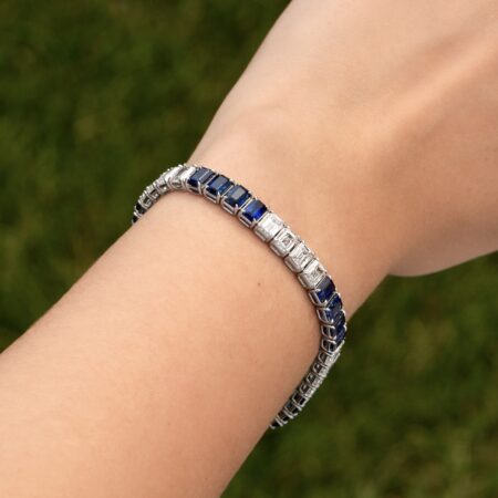 Sapphire and Diamond Bracelet