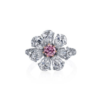 014539-1_Fancy_Pink_Diamond_Flower_Ring Diamond Flower Jewelry