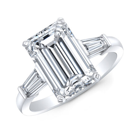 Emerald-Cut Diamond Ring