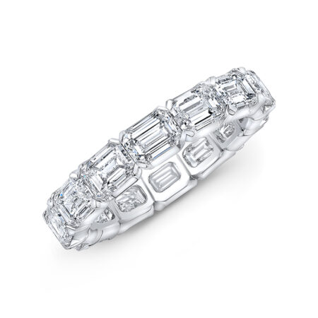 Emerald-Cut Diamond Band