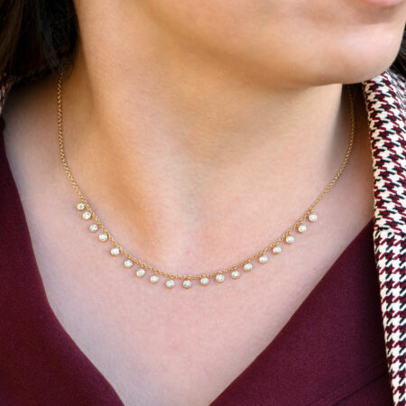 Diamond Dangle Necklace