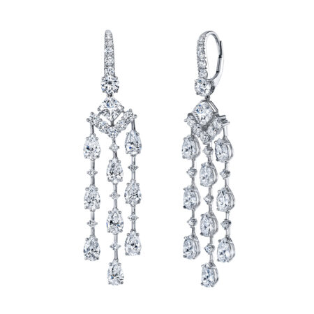 Diamond Chandelier Earrings