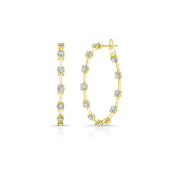 155266-1_Spaced_Inside-Out_Diamond_Hoops Diamond Hoops