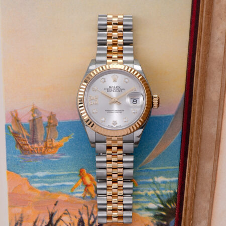 Rolex Lady-Datejust 28 Silver Dial