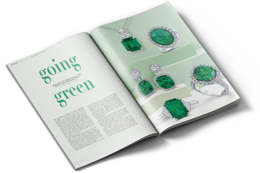 Artful-Living-Mock-up Magazine spread from Artful Living