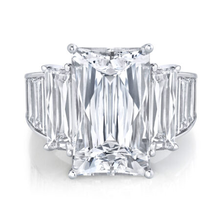 Emerald-Cut Engagement Ring