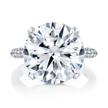 Round-Cut Diamond Ring