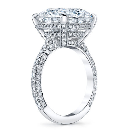 Round-Cut Diamond Engagement Ring