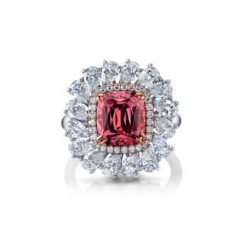 041028-1_Peach-Garnet_Ring- Peach Garnet Ring