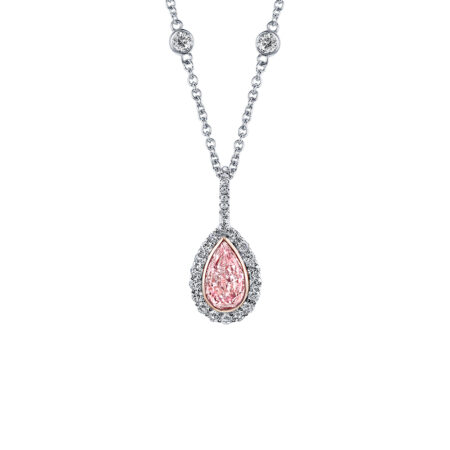 Fancy Pink Diamond Pendant