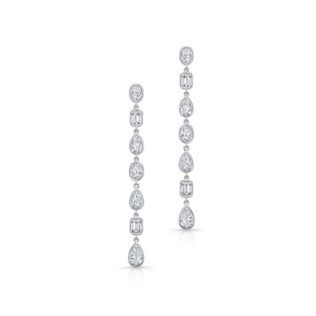 Multi-Shaped Diamond Earrings
