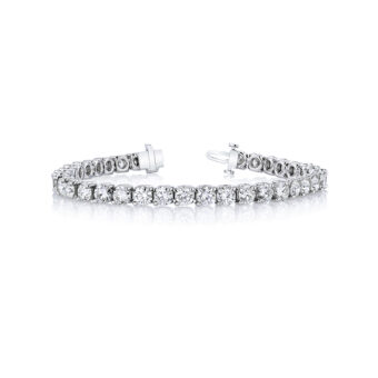 181854-1_Round-Diamond-Tennis-Bracelet Round Brilliant Cut Diamond Tennis Bracelet