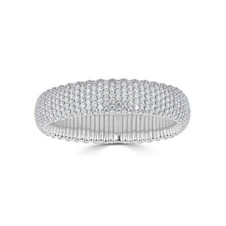 Wide Stretch Diamond Bracelet