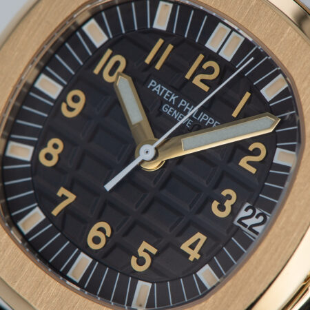 Patek Philippe Aquanaut Black and Gold