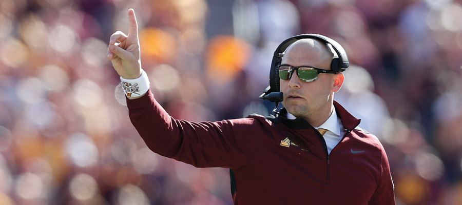 PJ Fleck_1 PJ Fleck on the field