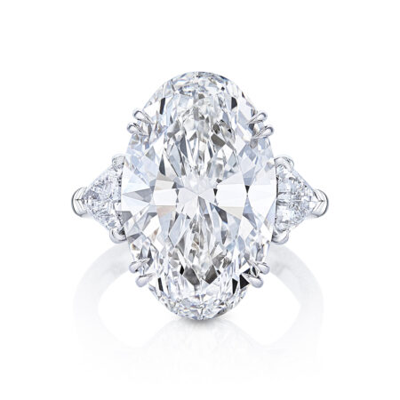 Oval-cut Diamond Engagement Ring