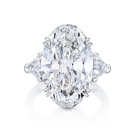 Oval-cut Diamond Engagement Ring