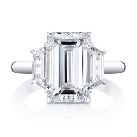 Emerald-cut Engagement Ring
