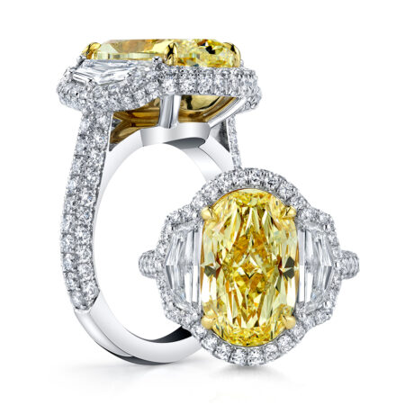 White Diamond and Fancy Yellow Diamonds