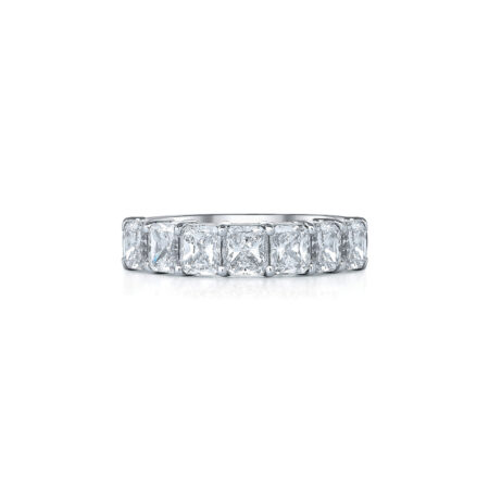 Radiant-cut Diamond Band