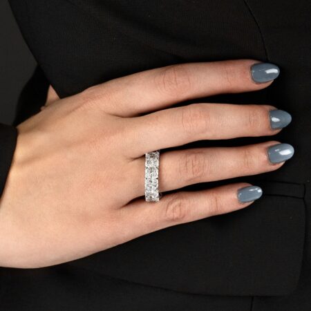 Radiant-Cut Diamond Eternity Band