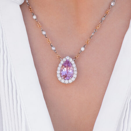 Pink Spinel Necklace