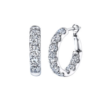 155236-1_Diamond_Hoop_Earrings Diamond Hoops