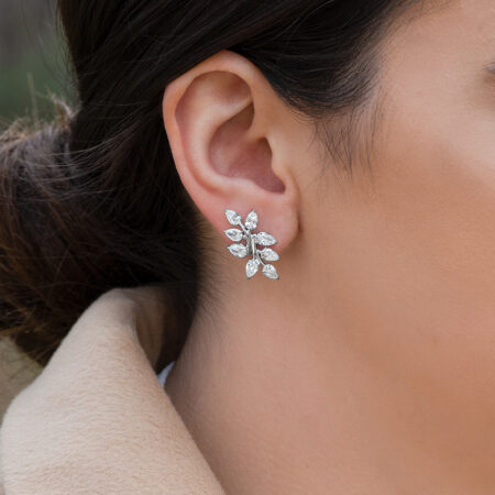Diamond Branch Earrings