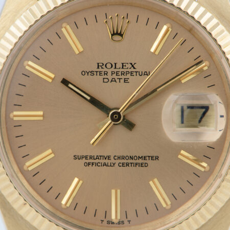 Vintage Gold Rolex Oyster Perpetual Date