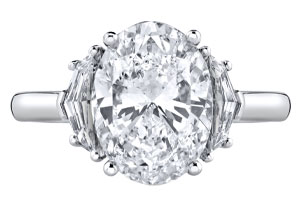 Wixon Signature Oval Diamond Ring