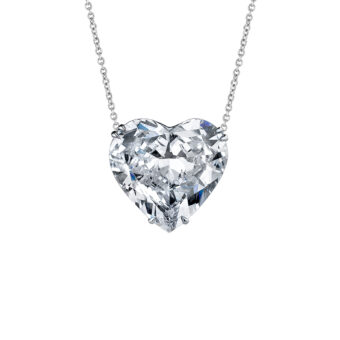 124075-1_Heart-Shaped_Diamond_Necklace Heart-Shaped Diamond Pendant