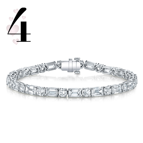 It-List-February22-Web-4 No. 4 Round & Emerald-Cut Diamond Tennis Bracelet