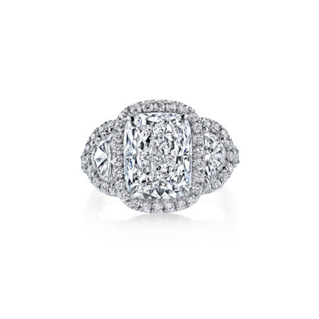 Cushion-Cut Diamond Ring