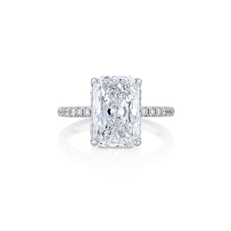 Radiant-Cut Diamond Ring