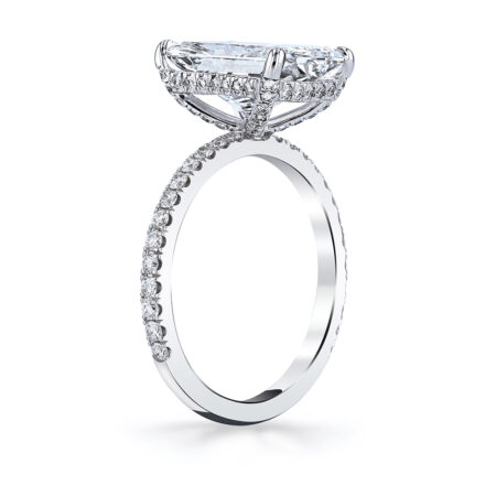 Hidden Halo Diamond Ring