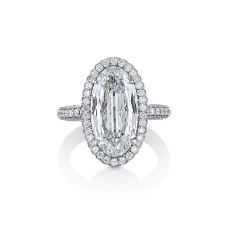 Oval-Cut Diamond Ring