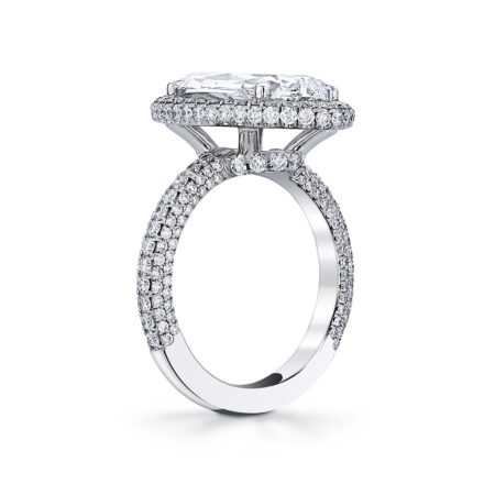 Oval-Cut Diamond Engagement Ring