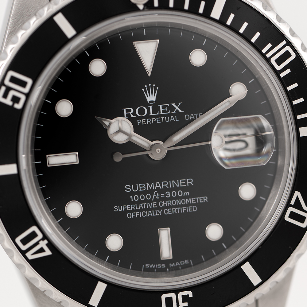Rolex 16610 dial clearance