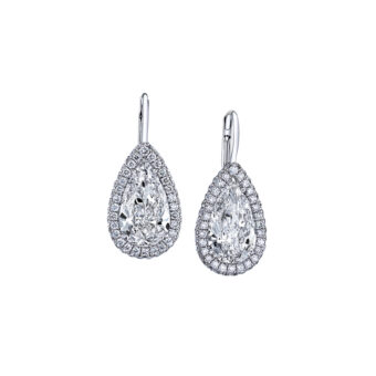 155309-1_Pear-Shaped_Diamond_Earrings Pear-Shaped Diamond Earrings
