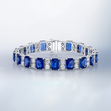 Sapphire & Diamond Bracelet