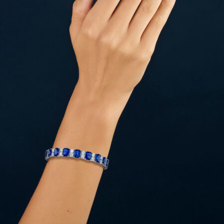 Sapphire Tennis Bracelet