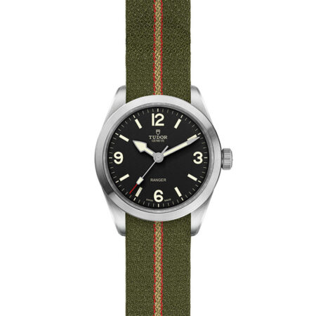Tudor Green Fabric Strap