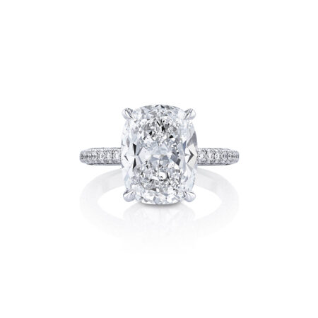 Cushion-Cut Diamond Ring