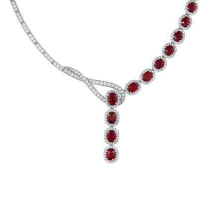 Ruby & Diamond Necklace