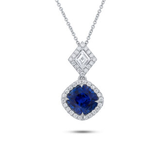 133158-1-Sapphire-Pendant Sapphire & Diamond Pendant