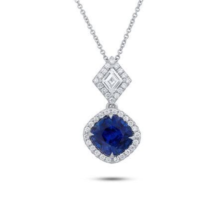 Sapphire & Diamond Pendant