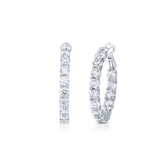 155275-1-Diamond-Hoop-Earrings Inside-Out Diamond Hoops