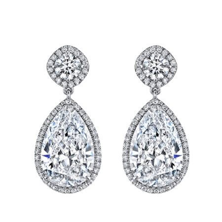 Diamond Drop Earrings