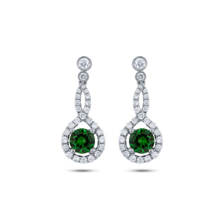 Tsavorite Garnet Earrings