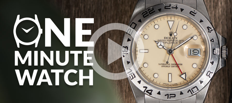 1986 Rolex Explorer II (Ref. 16550) with Creamy 'Rail' Dial